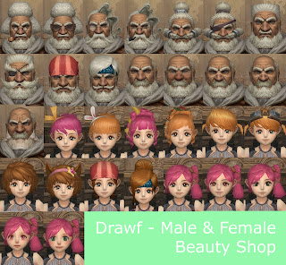 beauty shop dwarf lindvior