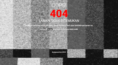 Cara Redirect Otomatis Halaman Error 404 Ke Homepage Dengan Javascript