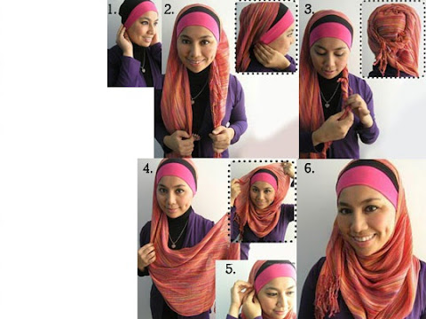 Cara Memakai Tudung Ala Wardina Cara Pakai Tudung Bawal Fesyen Terkini