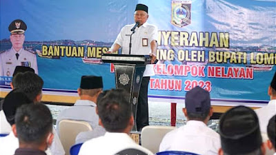 Nelayan di Lombok Timur Dapat Bantuan Mesin Ketinting, Bupati Minta Dimaksimalkan 