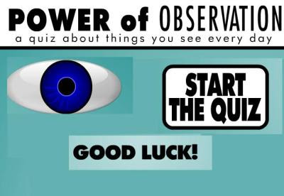 The Power of Observation Quiz