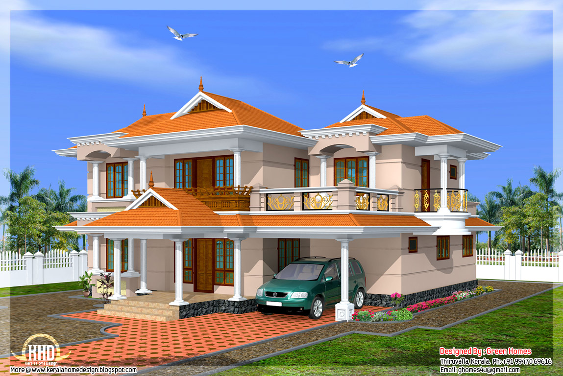 Kerala model  home  in 2700 sq feet House  Design Plans 