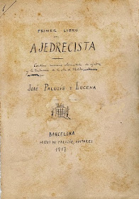 Primer Libro del Ajedrecista, manuscrito de Josep Paluzíe i Lucena