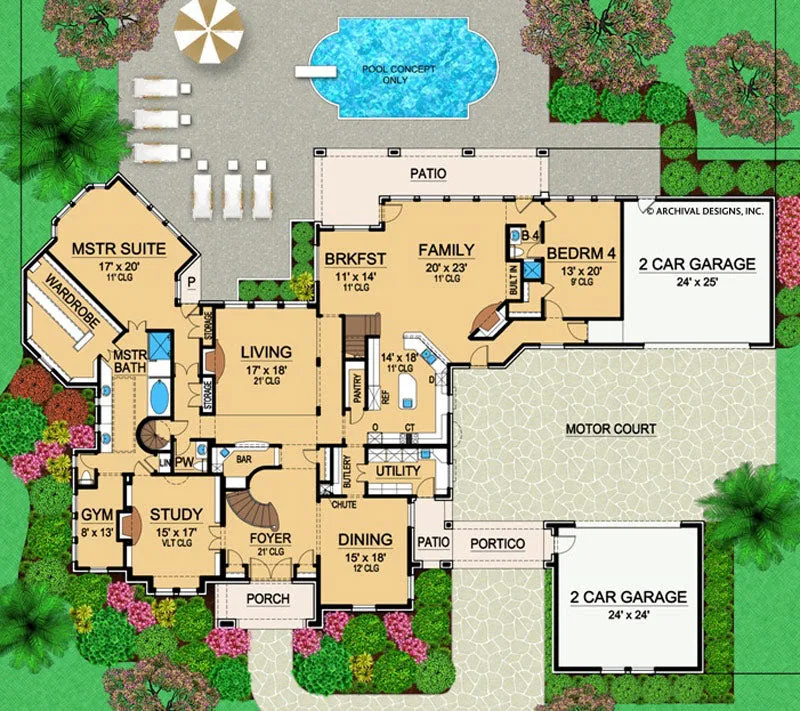 Valencio Estate Texas Floor Plan Mansion Floor Plan u2013 Archival