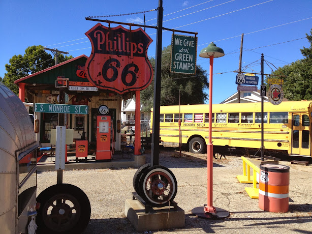 Peterbrownroute66 bill and sheas gas station