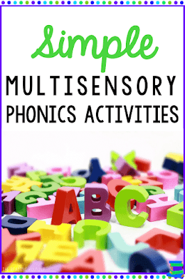 Reluctant readers and students with dyslexia can greatly benefit from multisensory phonics activities. Check out these simple strategies you can easily implement with your students!