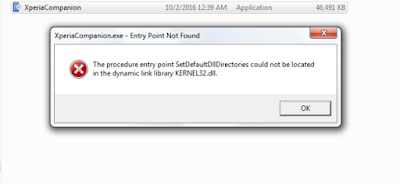 xperia Companion Error 32 Dll