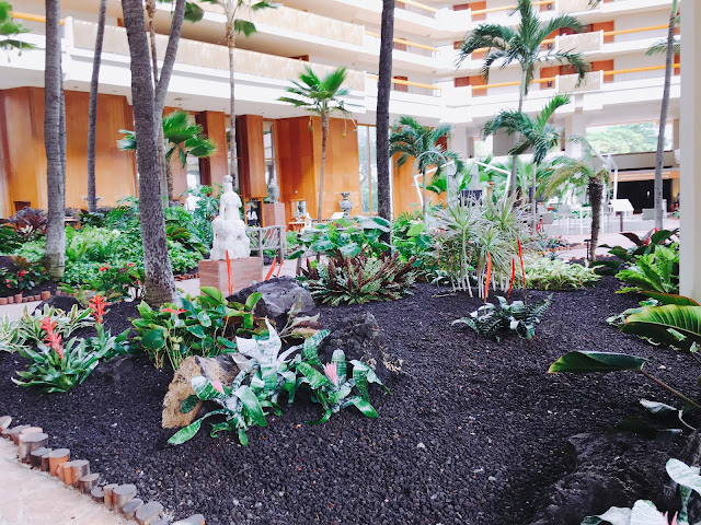 lobby of the Hyatt Regency in Maui