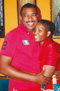 Nollywood Actor Chidi Mokeme Steps Out With Wife