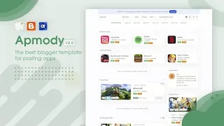 Apmody V2.0 Best App Blogger Template | Free Premium License Download
