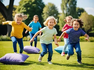 ألعاب حركية ممتعة للأطفال بدون أدوات
