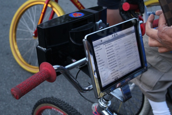 iPad with Powers BMX Bike-Stereo