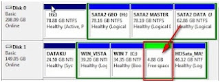 Cara membuat partisi hardisk di windows 7