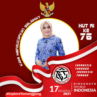 Twibbon HUT RI Ke-76