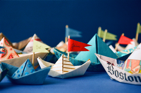 paper boats!