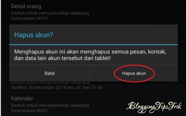 hapus akun gmail android