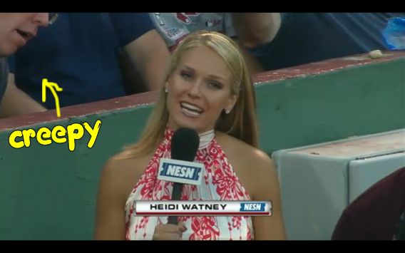 How Does Heidi Watney do it How does she put up with these slobs who stare 