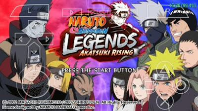 Naruto Shippuden Legends Akatsuki Rising (USA) ISO PPSSPP Full Action Free Download 2017
