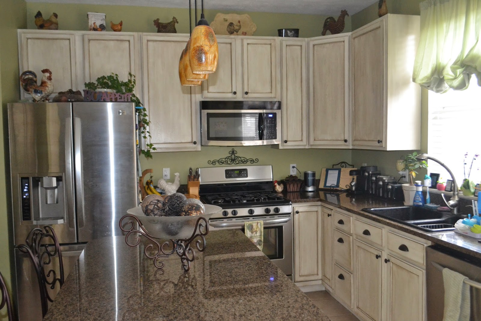 White Glazed Cabinet Transformations A Review A Year Later