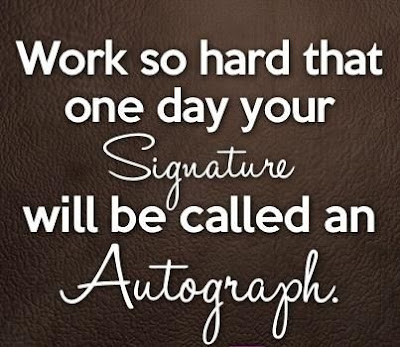 Excellence Autograph Quotes