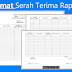 Format Serah Terima Raport SD SMP SMA Format DOC