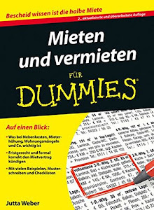 Mieten und Vermieten für Dummies