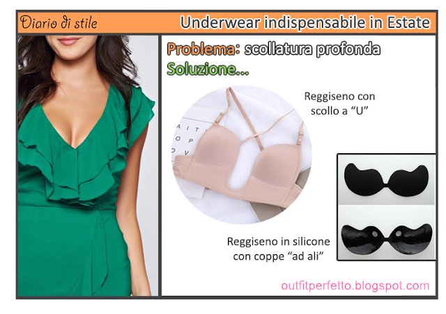 UNDERWEAR indispensabile in ESTATE: trasparenze e scollature, problemi e soluzioni!