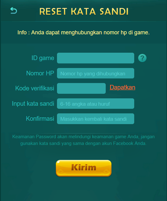 Cara Ganti Password Higgs Domino Island Gaple Qiuqiu Online Poker Game