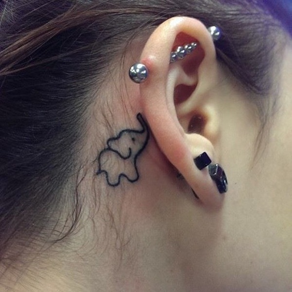 tatuagens de elefante para as meninas