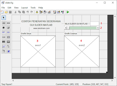 Cara Menggunakan Slider di GUI MATLAB dan Contoh Program