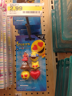 multi pack emoji erasers, target emoji, target emoji erasers, emoji stocking stuffer, emoji teacher, emoji gift