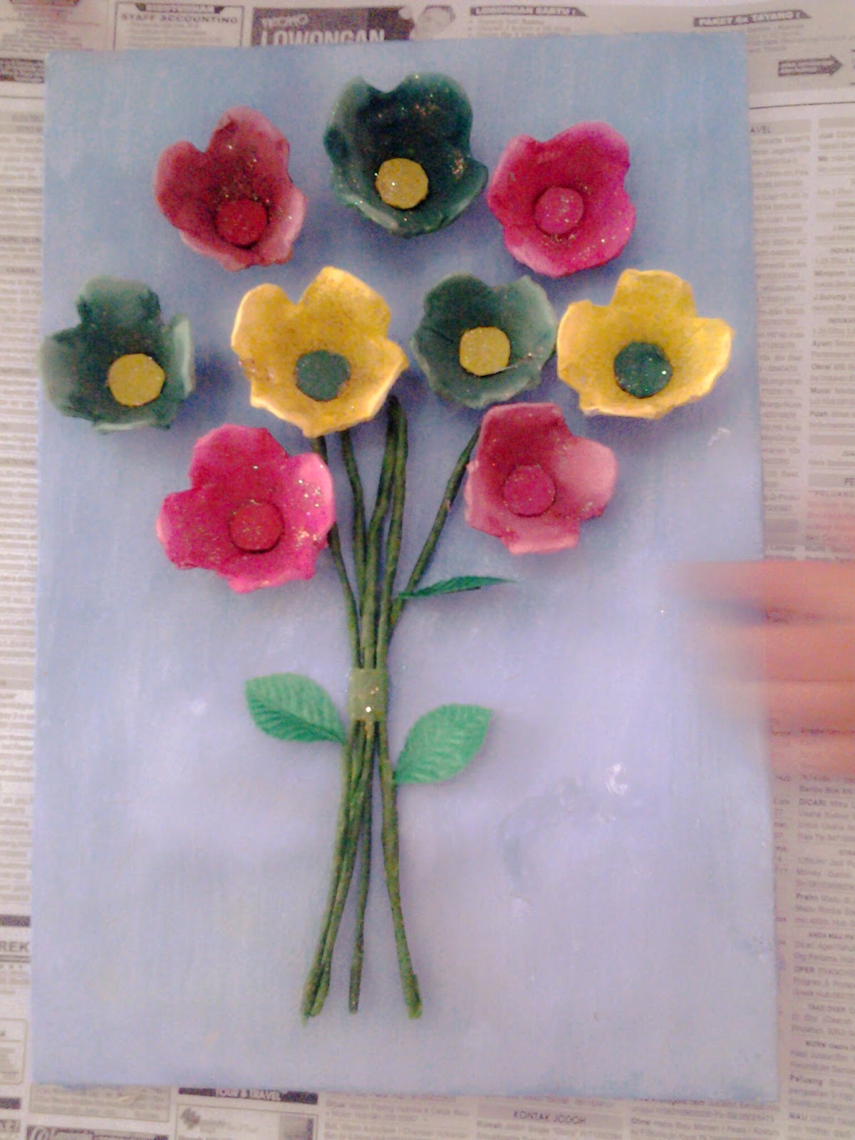 Wow 24 Contoh Bunga  Mawar  Dari  Kertas Karton Gambar 