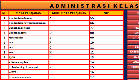 Contoh Grafik Absen Siswa Sd - Contoh Two