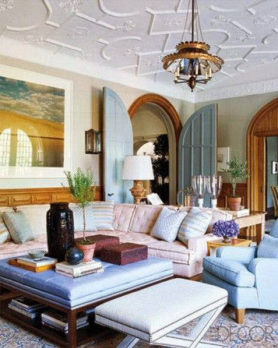 eclectic elle decor living room