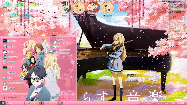 Shigatsu wa Kimi no Uso Theme Win 8/8.1 by Enji Riz Lazuardi