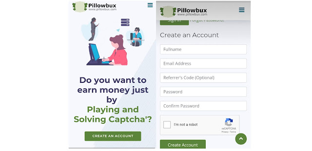 Earn Via Captcha Type