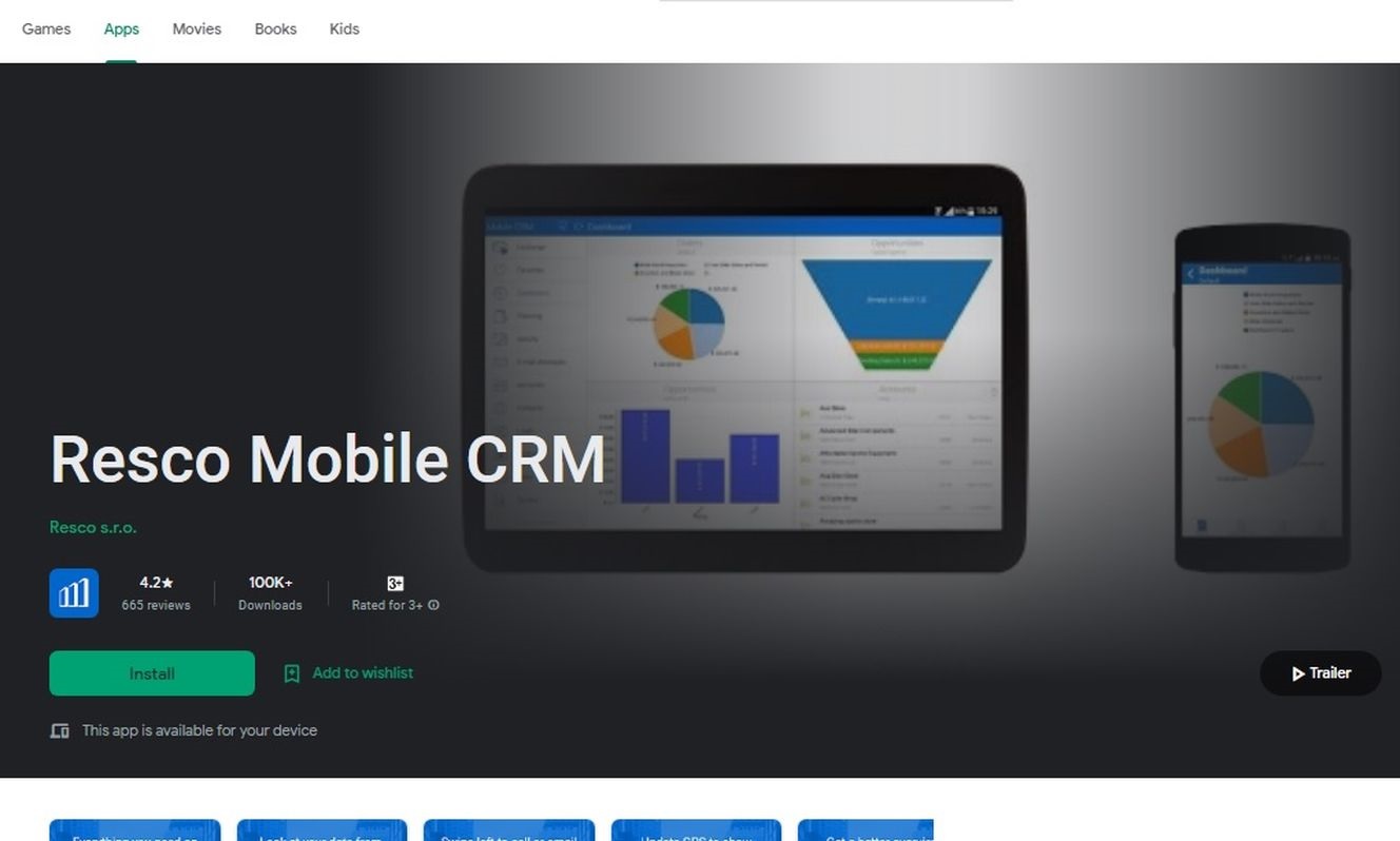 Resco Mobile CRM: Android App Review