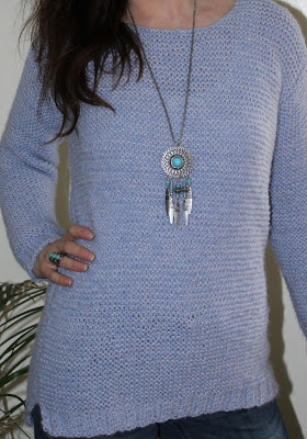 ice blue dorthe sweater