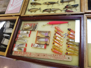 Chance's Folk Art Fishing Lure Research Blog: Display Case show and tell