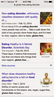 eating disorders food gluten free