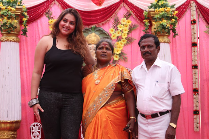 namitha at js paradise family marriage hall launch cute stills