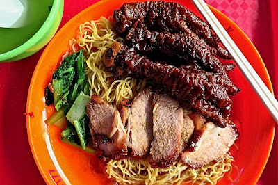 Fei Ye Ye Food Tradition (肥爷爷), chicken claw char siew noodles