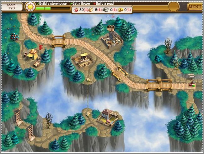 面白いフリーゲームで遊ぼ みずきブログ 道を作り一つの島を建設して完成させていくお仕事シミュレーションゲーム ロードオブローマ2