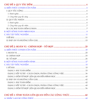 Chuyên đề tổ hợp – xác suất 11 - Sách 123 Full