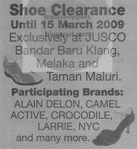 Shoe Clearance Sale