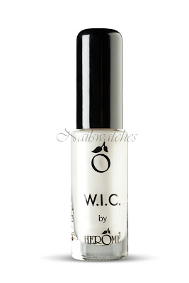 wic by herome world inspired colors canada collection fall/winter 2010 ottawa white shimmer glitter nailswatches