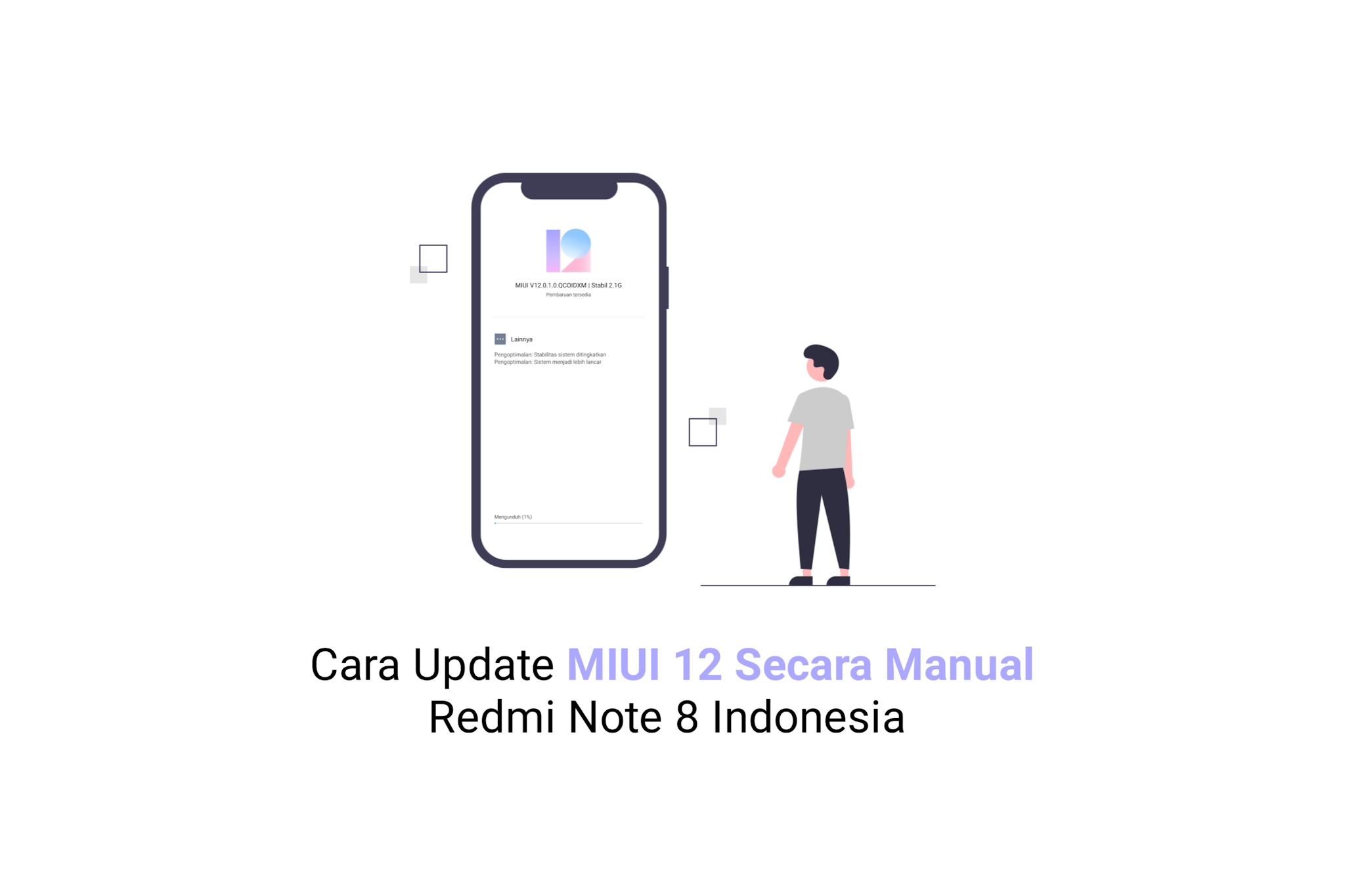 Update MIUI 12 Redmi Note 8 Indonesia Secara Manual