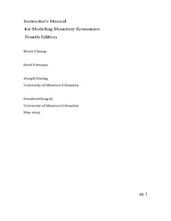 Modeling Monetary Economies - Solutions Manual by Bruce Champ pdf free download