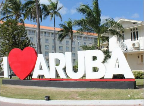 Love in Aruba sign