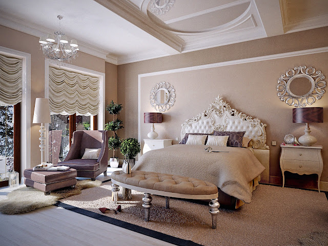 Master bedroom. 3D concept. Svetlana Roma Design